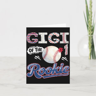 Gigi of Rookie Baseball 1st Birthday Boy Party Card
