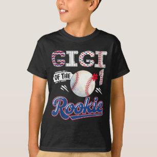 Gigi of Rookie Baseball 1st Birthday Boy Party T-Shirt