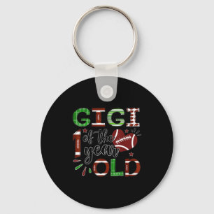 Gigi Of The 1 Year Old Football 1st Birthday Boy M Keychain