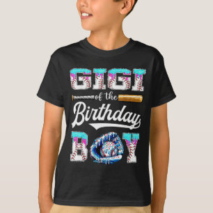 Gigi Of The Birthday Boy Baseball Ice Cream Drip M T-Shirt