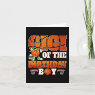 Gigi Of The Birthday Boy Basketball Player Family  Card