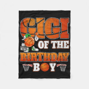 Gigi Of The Birthday Boy Bysketbyll Player Family Fleece Blanket