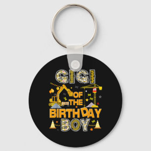 Gigi of The Birthday Boy Construction Worker Keychain