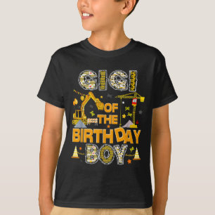 Gigi of The Birthday Boy Construction Worker T-Shirt