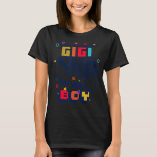 Gigi of the Birthday Boy Theme Video Gamer Family  T-Shirt