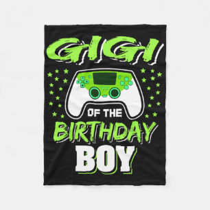 Gigi Of The Birthday Boy Video Game Decorations Fleece Blanket