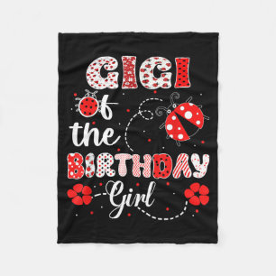 Gigi of The Birthday Girl - Family Ladybug Fleece Blanket