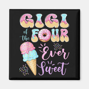 Gigi of The Four Ever Sweet Ice Cream 4th Birthday Magnet