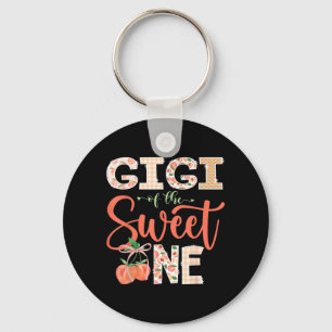 Gigi of The Sweet One Peach 1st Birthday Girl Keychain