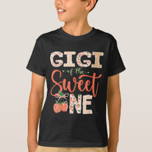 Gigi of The Sweet One Peach 1st Birthday Girl T-Shirt
