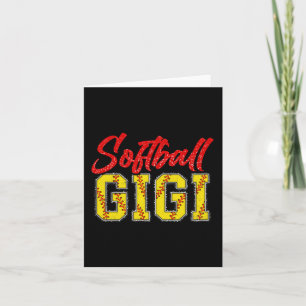 Gigi Retro Groovy Loud Proud Sport Game Catcher  Card