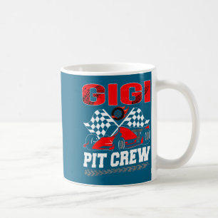 Gigi T Crew Racing Family Race Car Birthday Boy  Coffee Mug