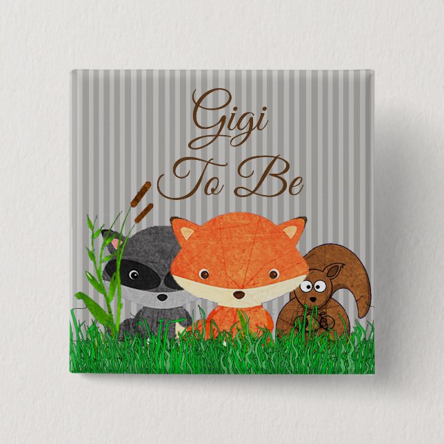 Gigi to be Woodland Creature  Pin (Front)