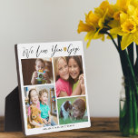 Gigi We Love You | Grandkids 4 Photo Collage Plaque<br><div class="desc">Gigi We Love You | Grandkids 4 Photo Collage Plaque -- Make your own 4 picture frame  personalized with 4 favourite grandchildren photos and names.	
Makes a treasured keepsake gift for grandmother for birthday, mother's day, grandparents day and other special days.</div>