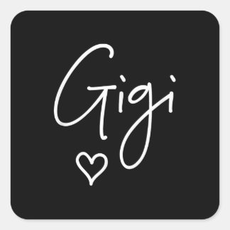 Gigi Women Christmas Gifts Grandma Square Sticker