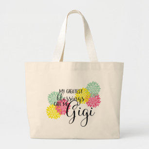Gigi's Blessings Large Tote Bag