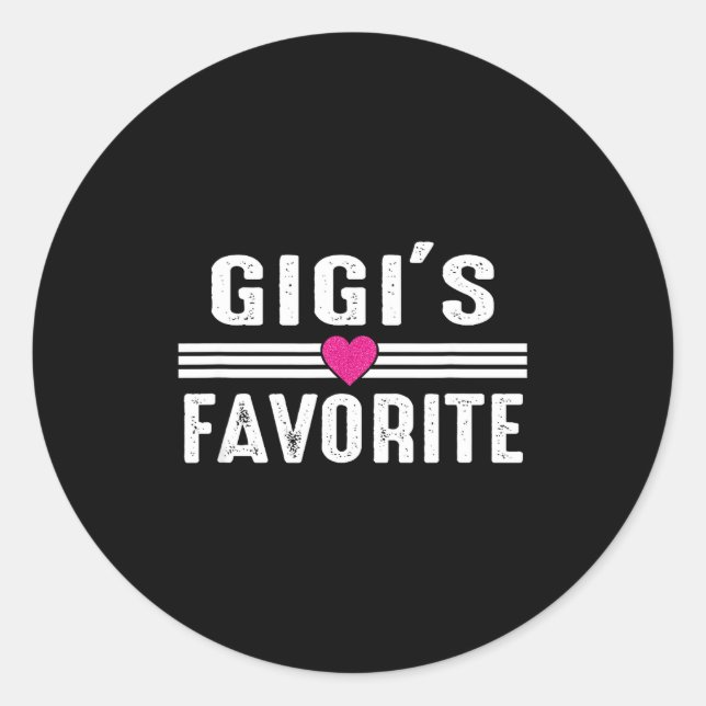 Gigi's Favorite  Classic Round Sticker (Front)