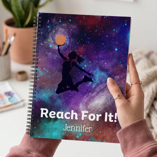 Giirls Basketball Motivational Spiral Notebook (Creator Uploaded)