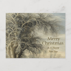 Gijsbrecht Leytens Winter tree CC0805 Christmas Holiday Postcard
