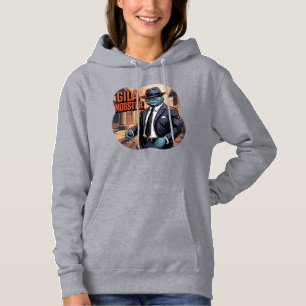 Gila Mobster Illustration – Gila Monster Funny Hoodie