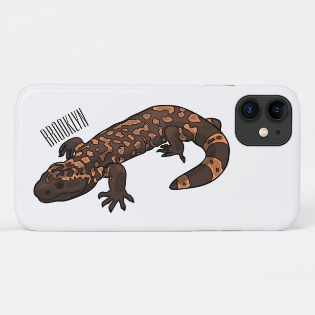 Gila monster cartoon illustration Case-Mate iPhone case (Back (Horizontal))