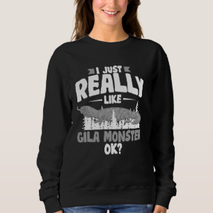 Gila Monster Funny Mexican Animals Lizard Sweatshirt