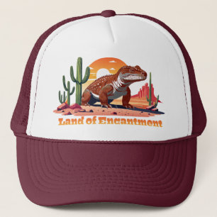 Gila Monster Lizard In Desert Land Of Enchantment Trucker Hat