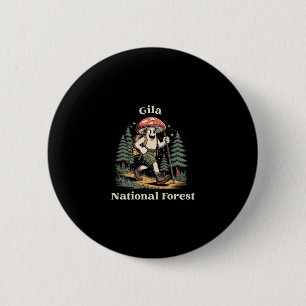 Gila National Forest New Mexico Hiking Mushroom Va 2 Inch Round Button