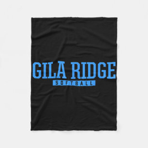 Gila Ridge High School Softll  Fleece Blanket