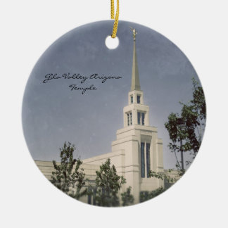 Gila Valley Arizona Temple Ceramic Ornament