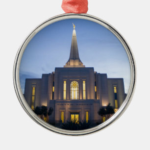 GIlbert Arizona LDS Temple Metal Ornament