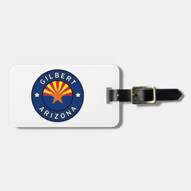Gilbert Arizona Luggage Tag (Front Horizontal)