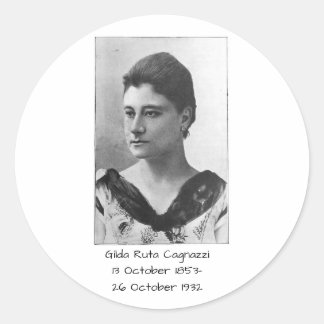 Gilda Ruta Cagnazzi Classic Round Sticker