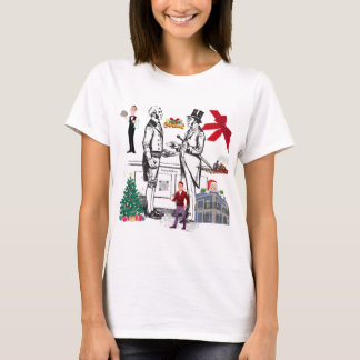 Gilded Age Victorian Christmas 🎄 T-shirt féminin