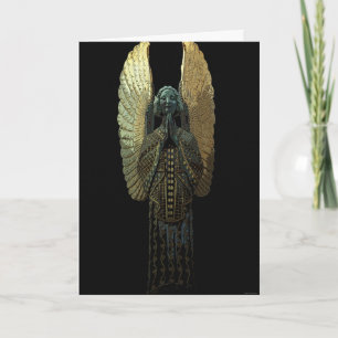 Gilded Angel Greeting Card