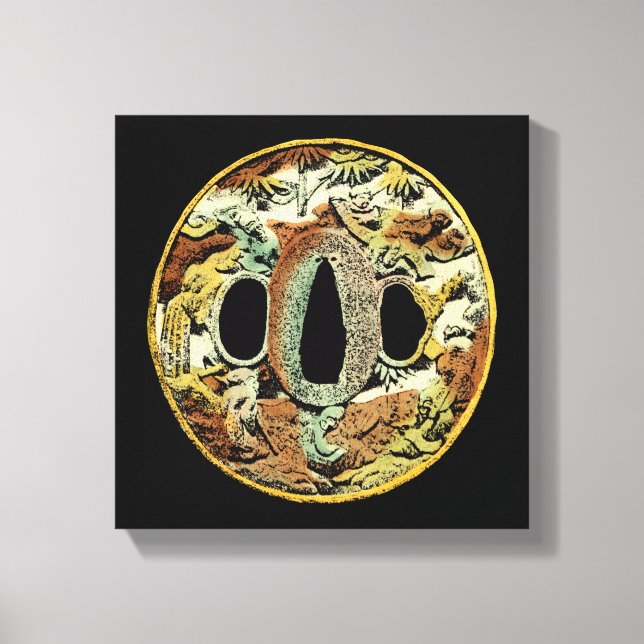 Gilded Asian Medallion by Vision Studio Canvas Print (Front)