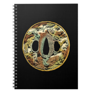 Gilded Asian Medallion by Vision Studio Notebook