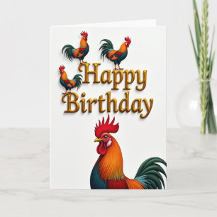 Gilded Birds Celebration Card