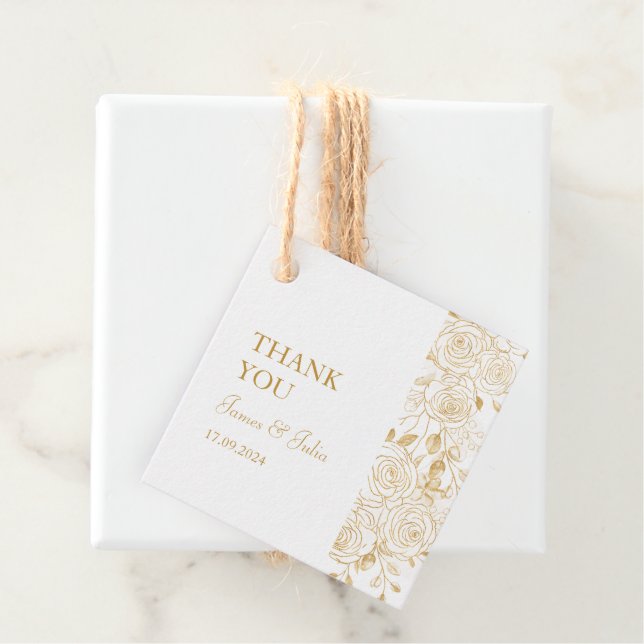 GILDED Blooms Favour Tags (In Situ)