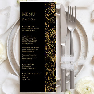 GILDED Blooms Wedding Menu