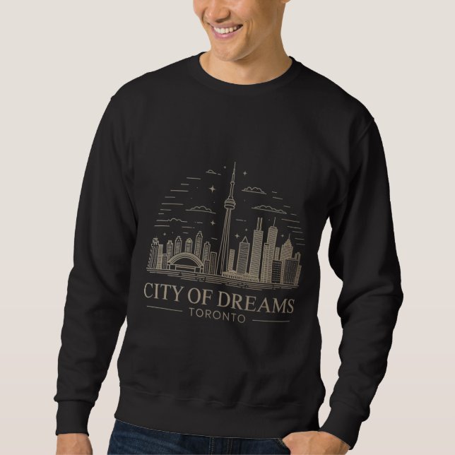 Gilded City - Toronto Skyline Sweatshirt (Front)