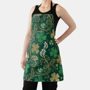 Gilded Clover Flourish Apron