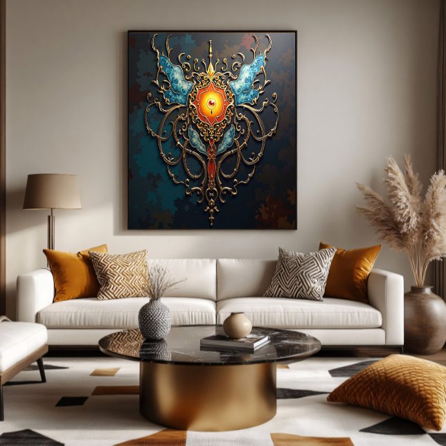 Gilded Dragon Heart Poster (Creator Uploaded)