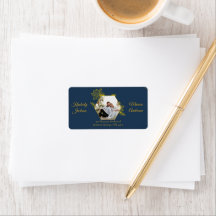 Gilded Elegance Address Label