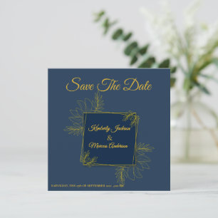 Gilded Elegance Wedding Save The Date