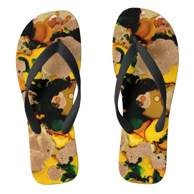 Gilded Flip Flops (Footbed)