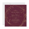 Gilded Floral | Burgundy & Gold Geometric Wedding