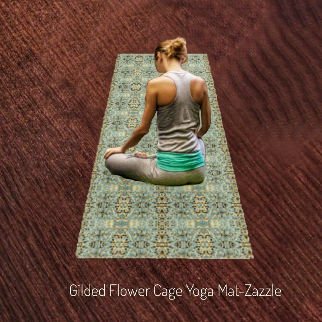 Gilded Flower Cage Yoga Mat (Creator Uploaded)