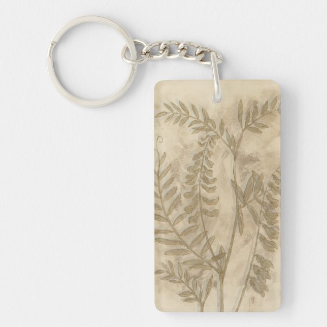 Gilded Foliage I Keychain (Front)
