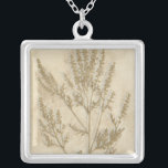 Gilded Foliage II Silver Plated Necklace<br><div class="desc">Floral</div>